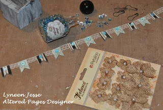 altered pages supplies for crafts